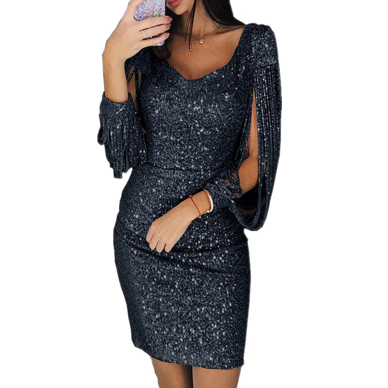 Celeste | Sequin Dress - ginlerie 0