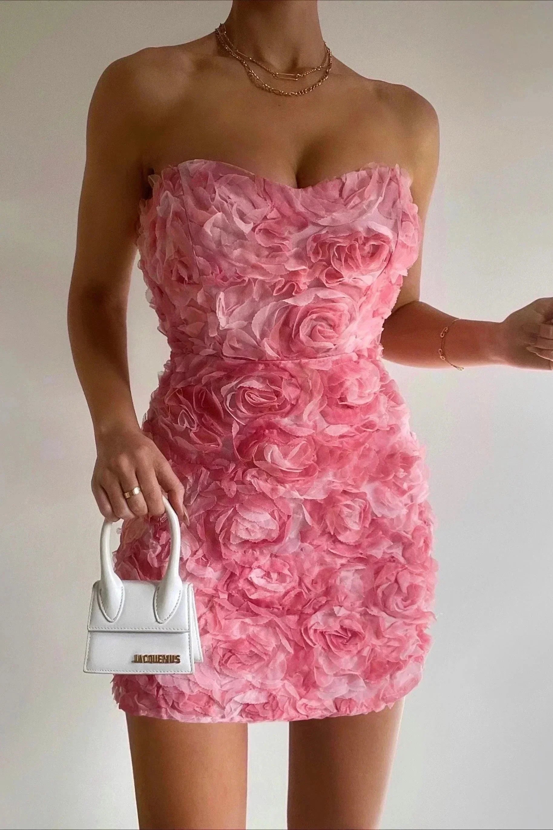 Celeste | Strapless Mini Dress - ginlerie 0