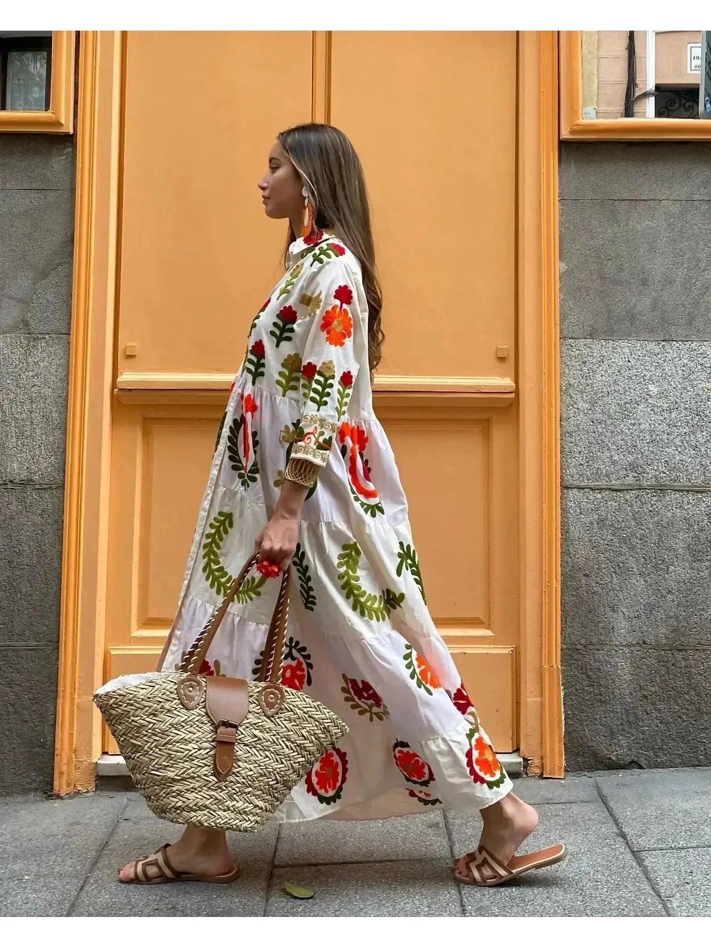 Claire | Chic Patchwork Summer Dress - ginlerie 5