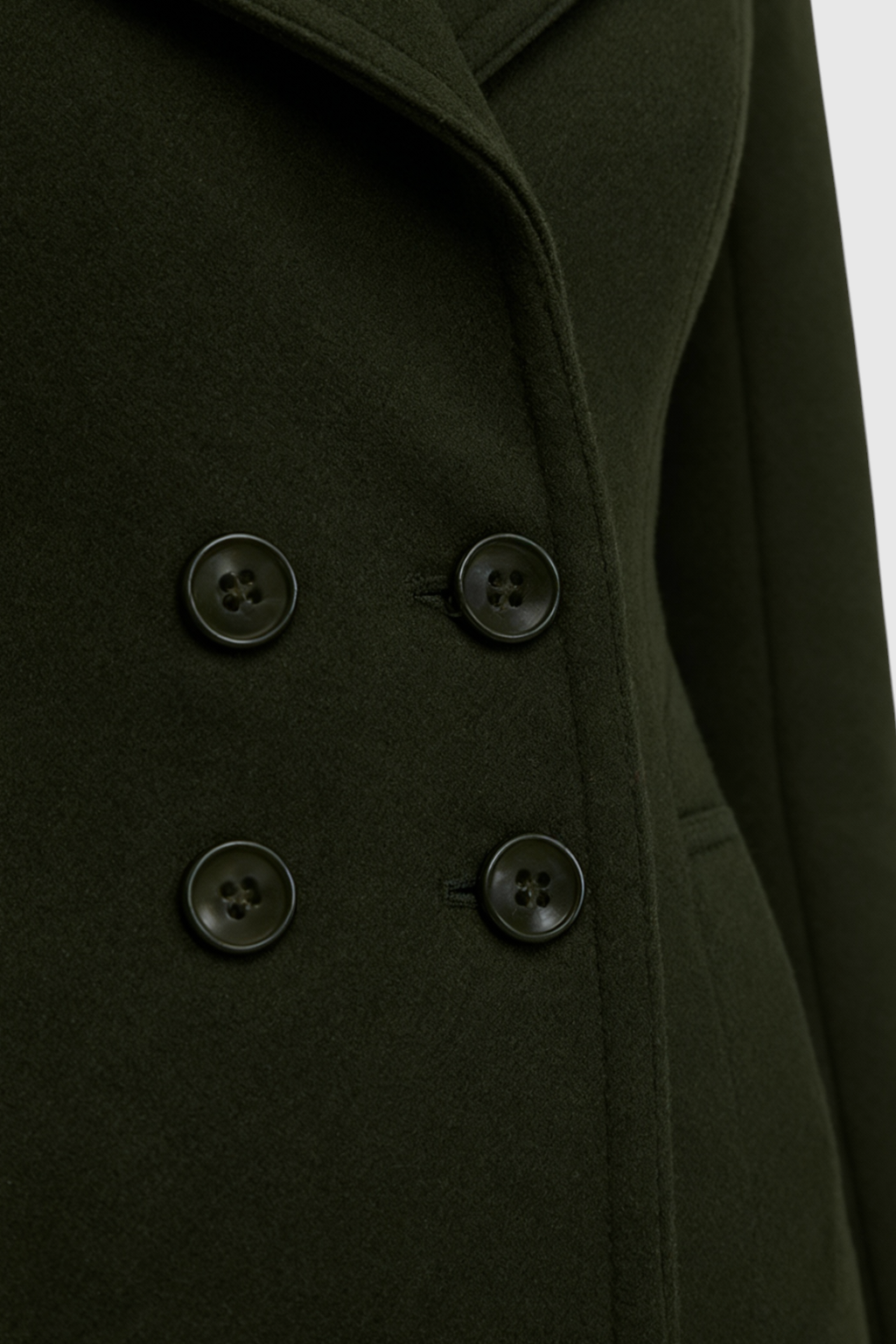 Clara | Army Green Trench Coat - ginlerie 5