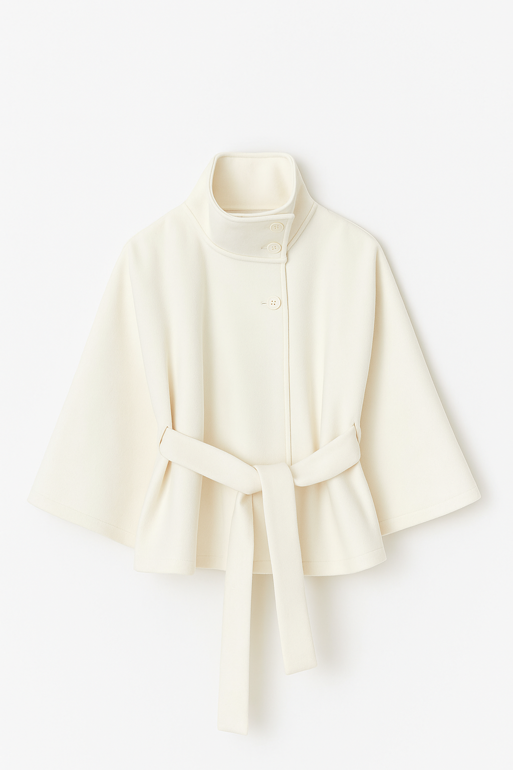 Clara | Belted Cape Coat - ginlerie 10