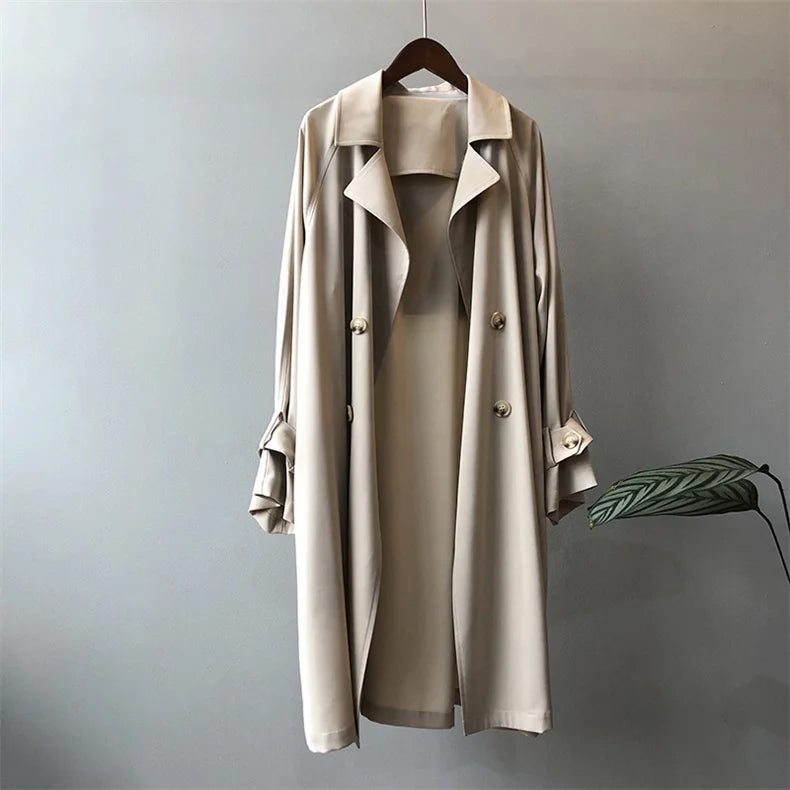 Clara | Black Trench Coat - ginlerie 0
