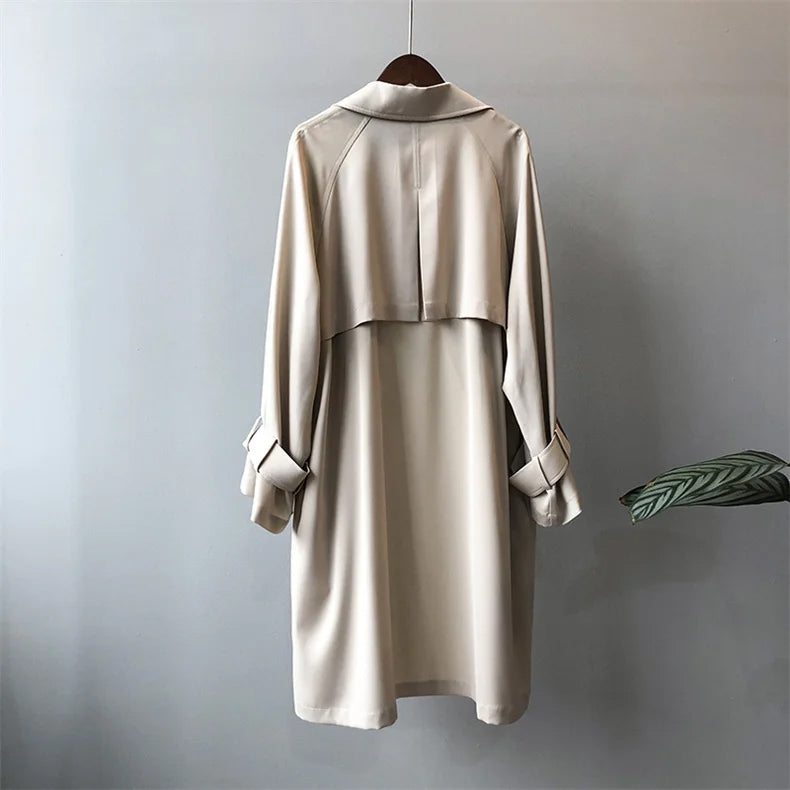 Clara | Black Trench Coat - ginlerie 4