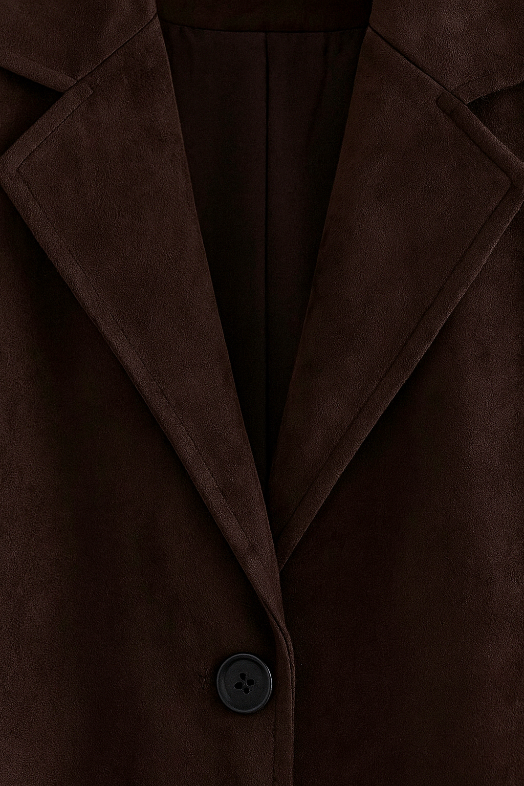 Clara | Brown Anti-Suede Coat - ginlerie 4