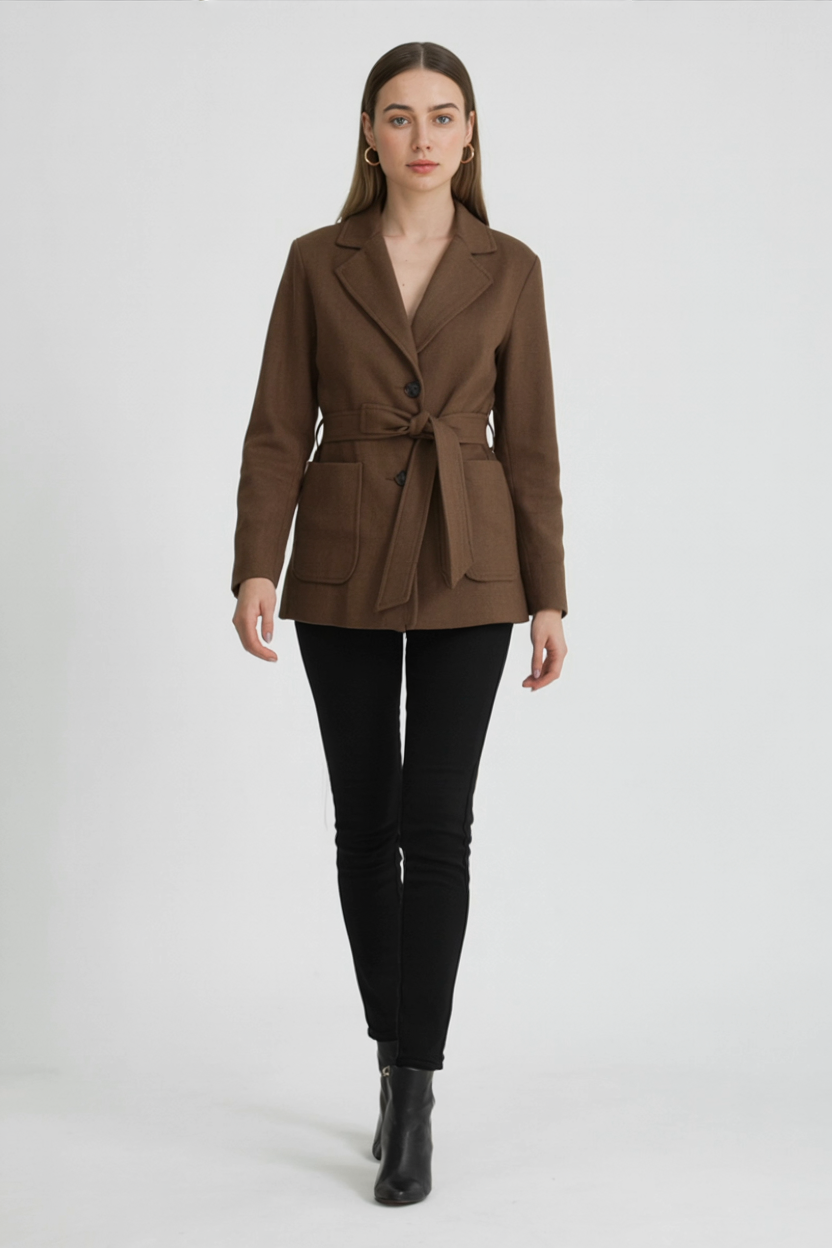 Clara | Brown Trench Coat - ginlerie 2