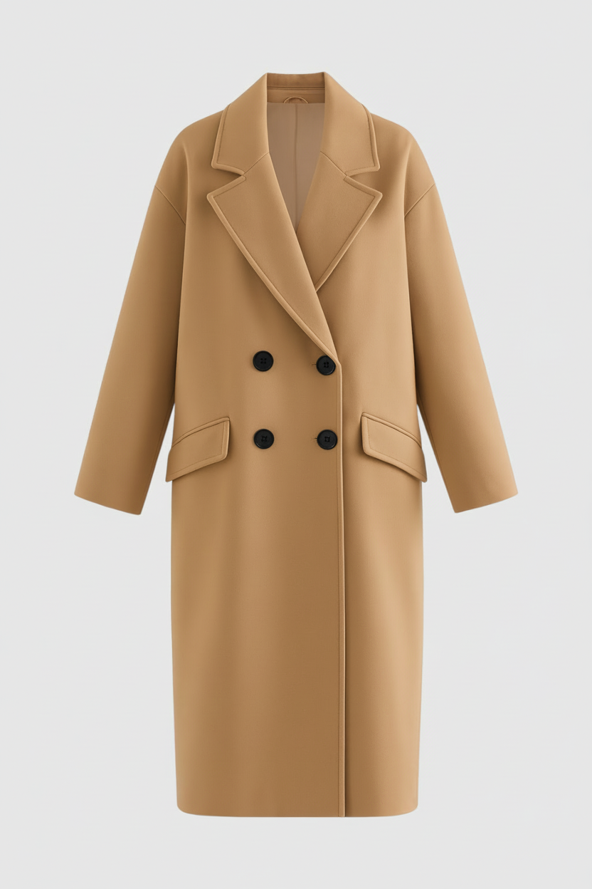 Clara | Double-Breasted Coat - ginlerie 0