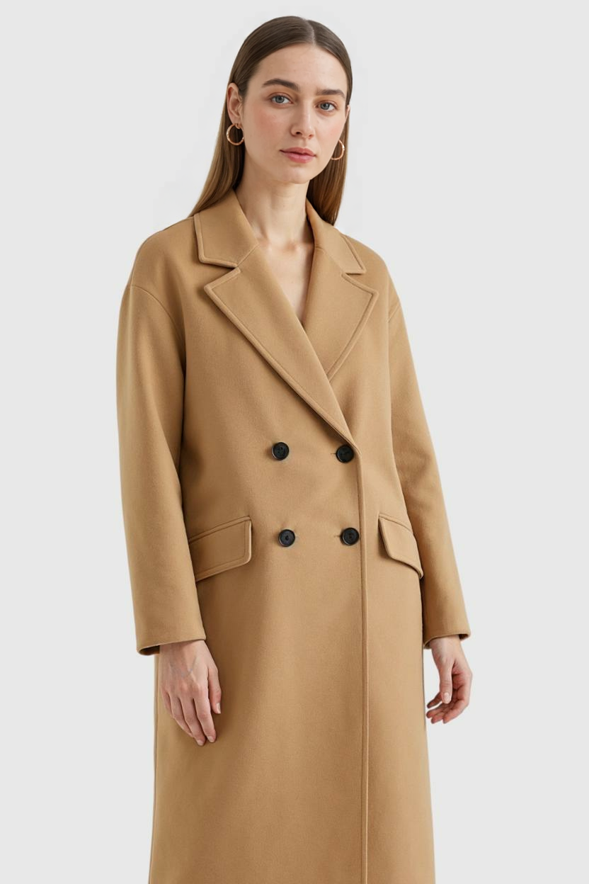 Clara | Double-Breasted Coat - ginlerie 1