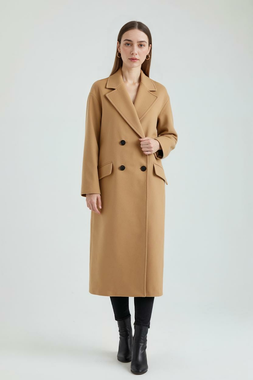 Clara | Double-Breasted Coat - ginlerie 2