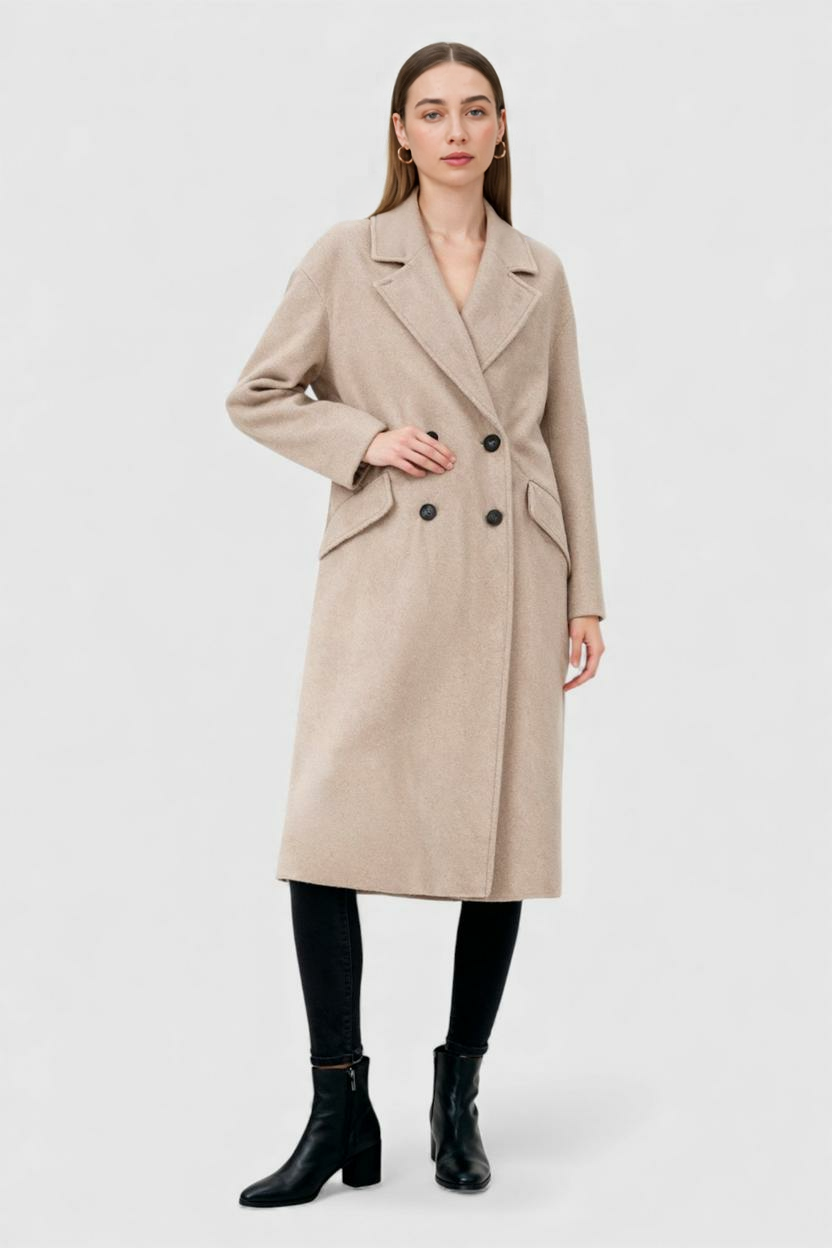 Clara | Double-Breasted Coat - ginlerie 2