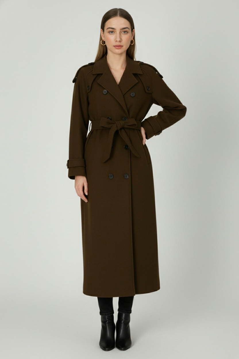 Clara | Double-Breasted Trench Coat - ginlerie 2