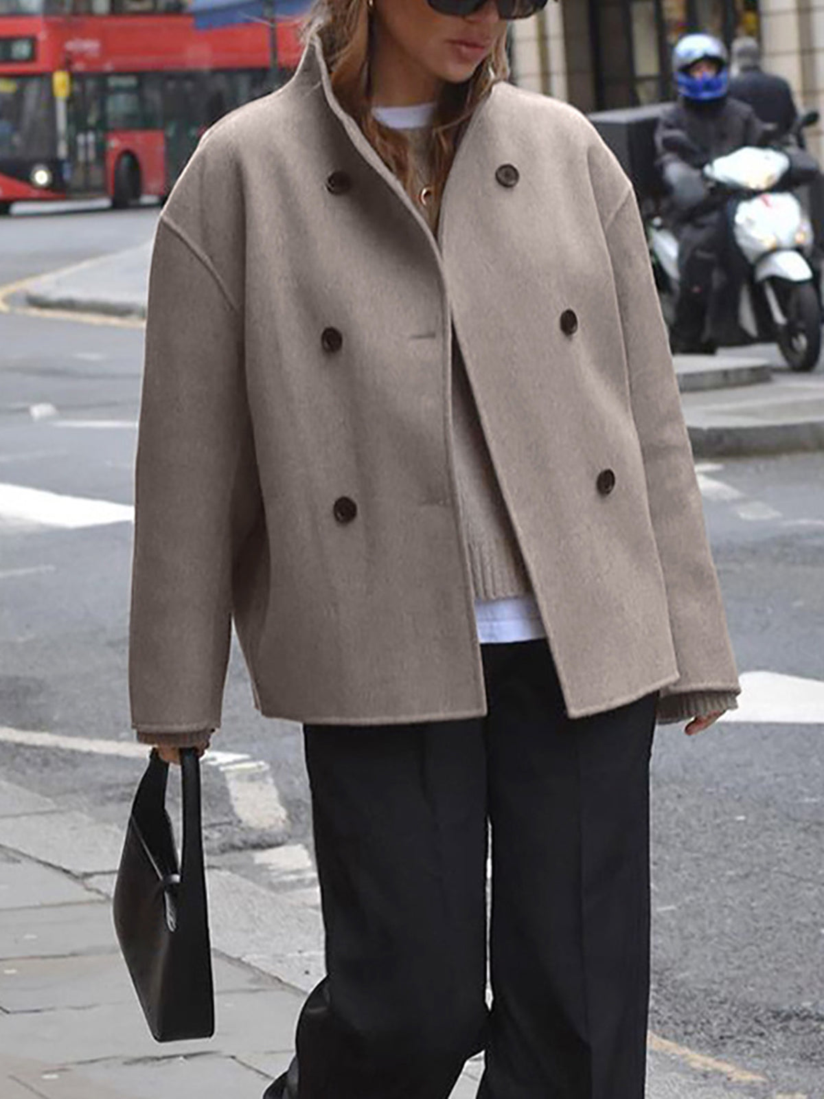 Clara | Double Breasted Wool Coat - ginlerie 4