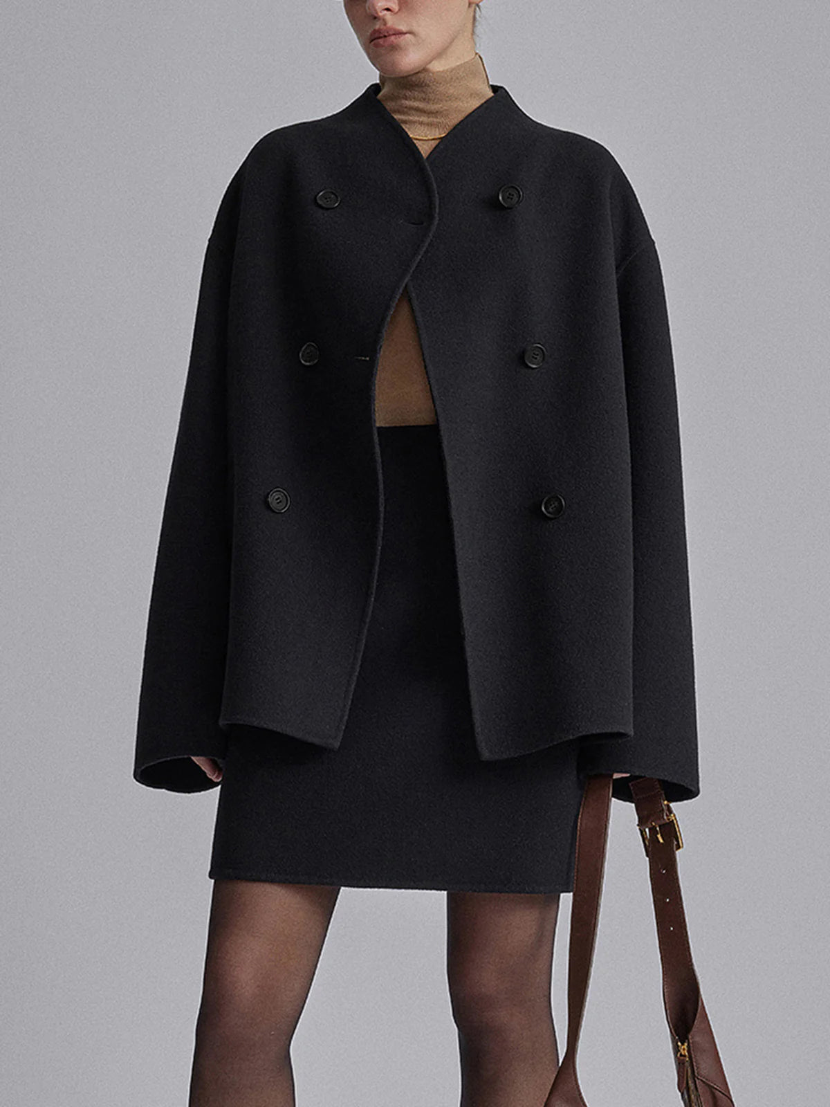 Clara | Double Breasted Wool Coat - ginlerie 7