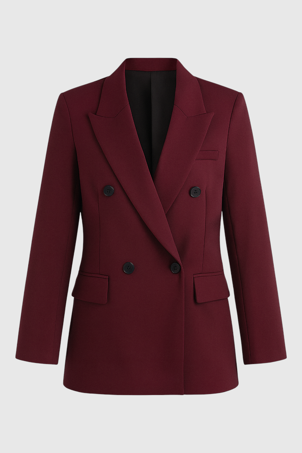 Clara | Elegant Burgundy Blazer - ginlerie 0