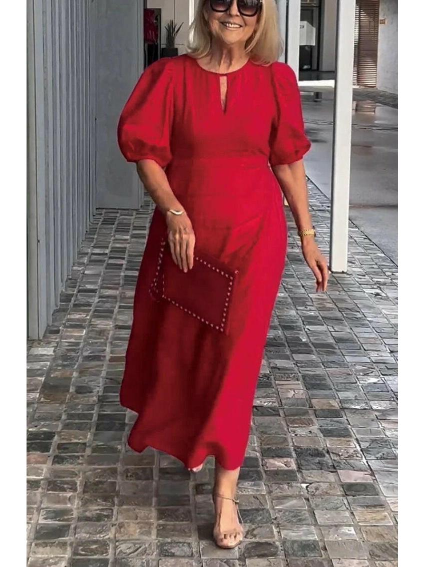 Clara | Elegant Midi Formal Dress - ginlerie 0