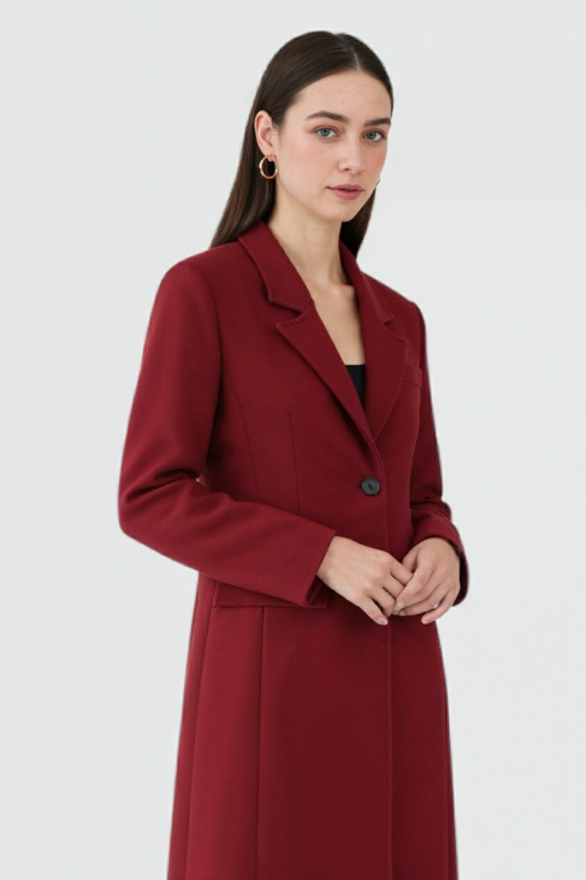 Clara | Elegant Red Coat - ginlerie 1