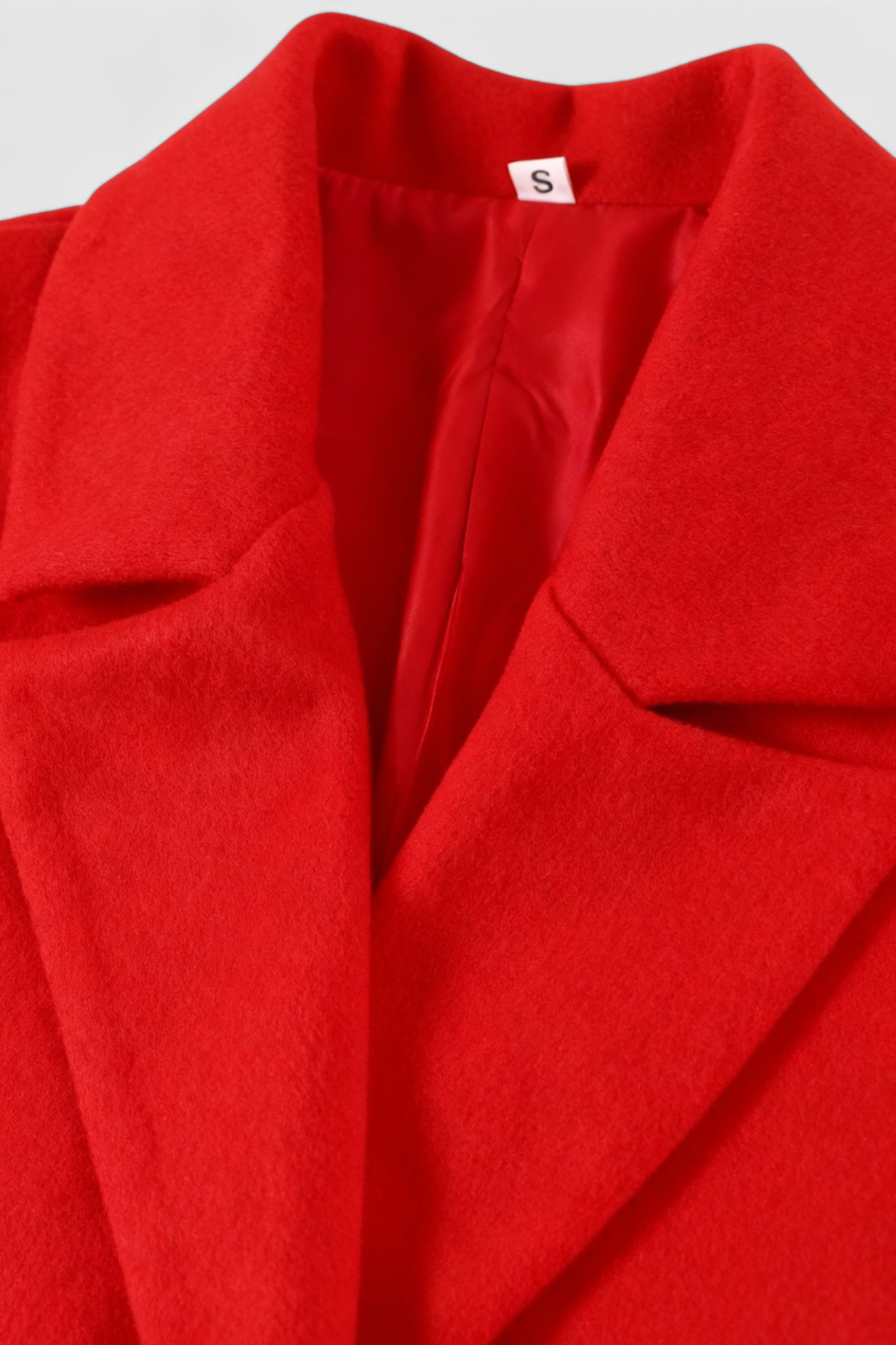 Clara | Elegant Red Winter Coat - ginlerie 5