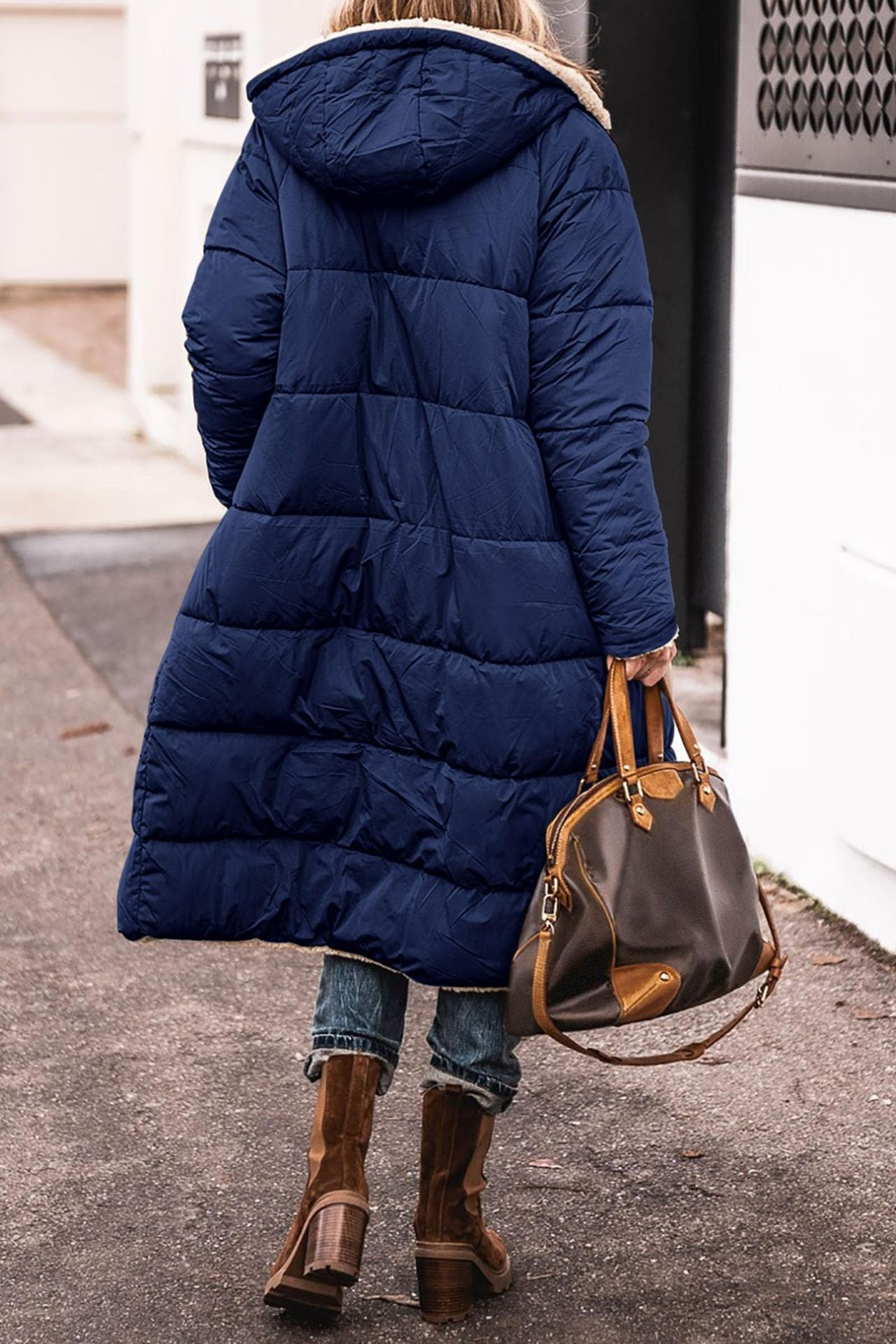 Clara | Elegant Reversible Winter Coat - ginlerie 6