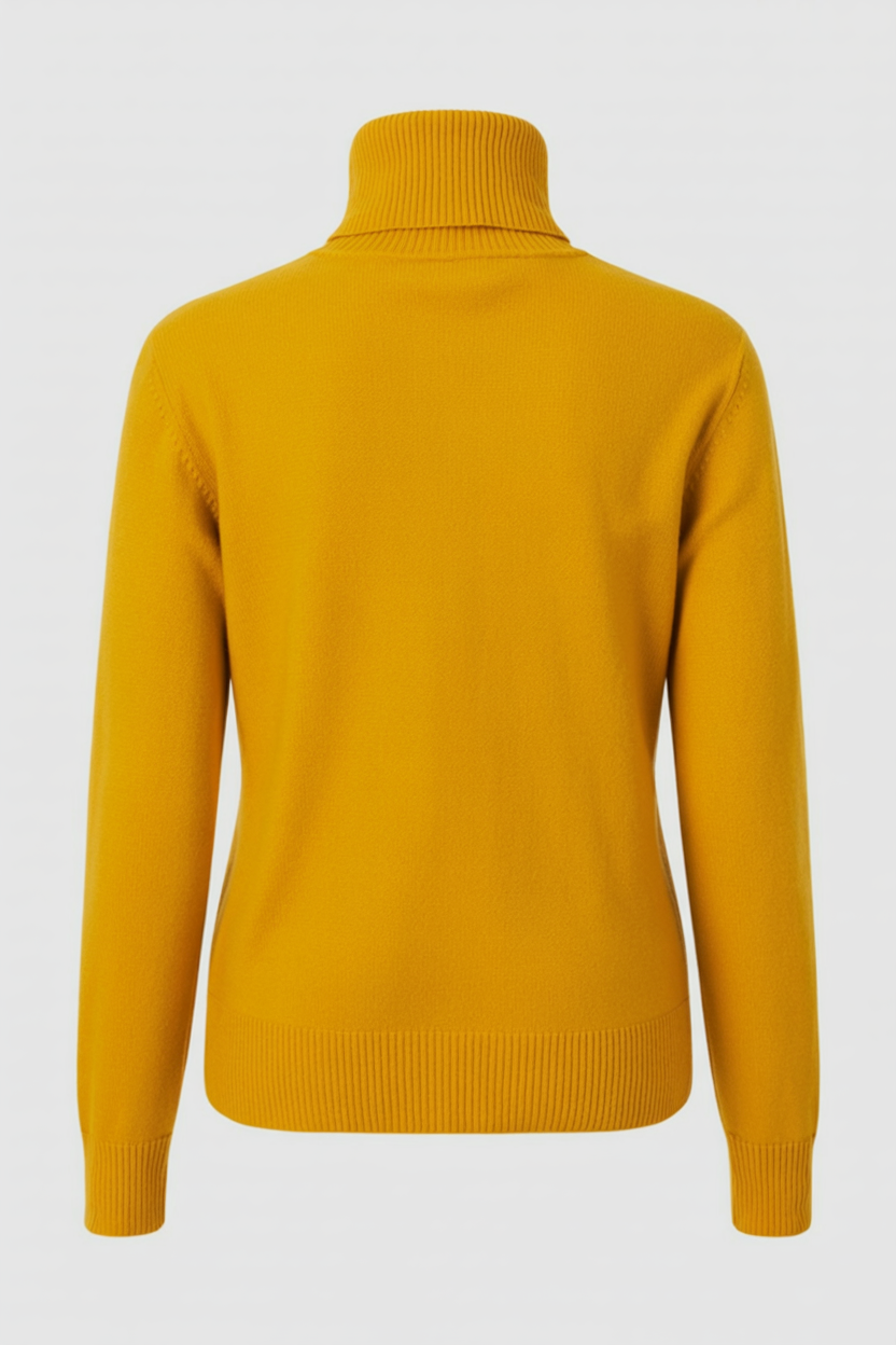 Clara | Fleece Lined Turtleneck Sweater - ginlerie 4