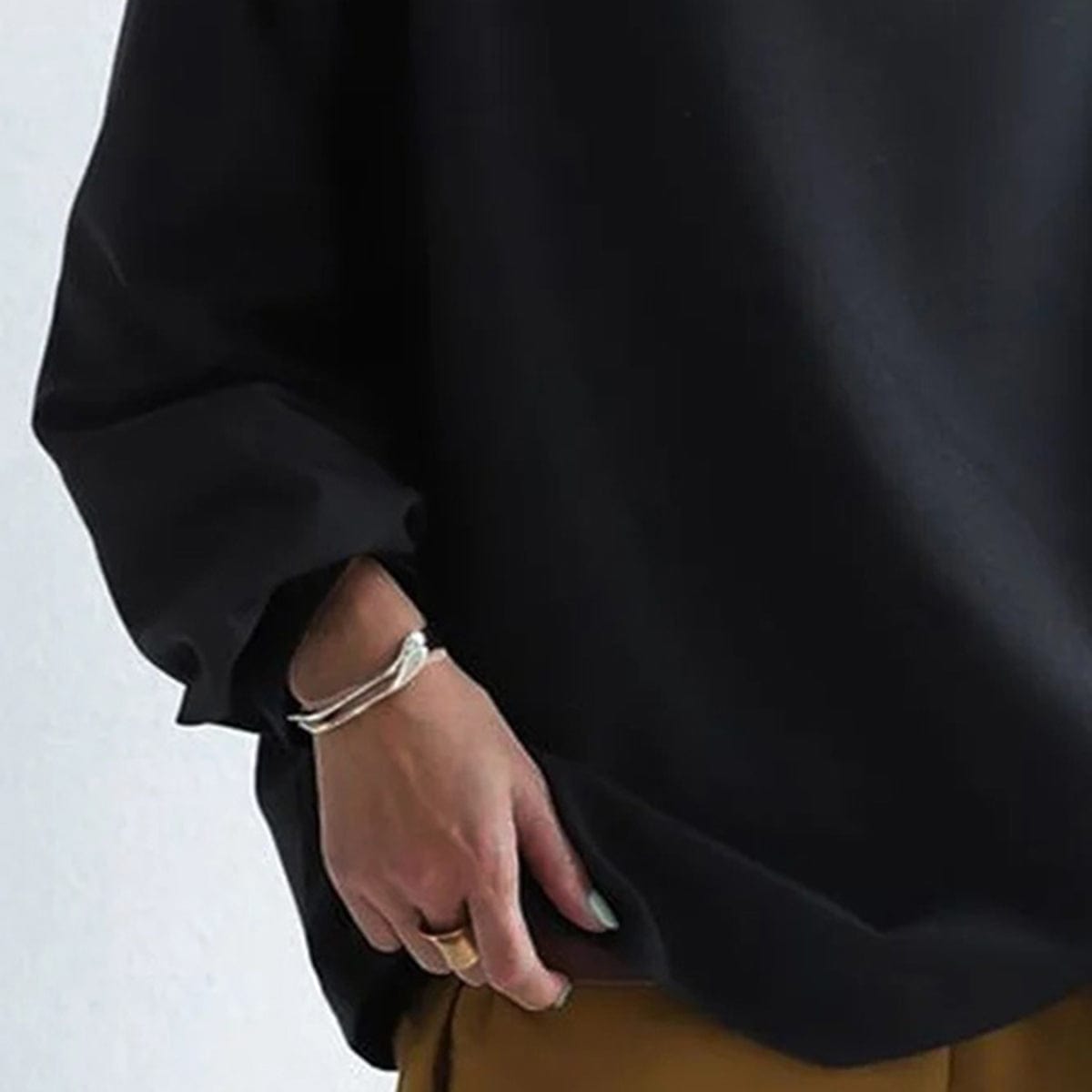 Clara | High-Neck Long Sleeve Top - ginlerie 7
