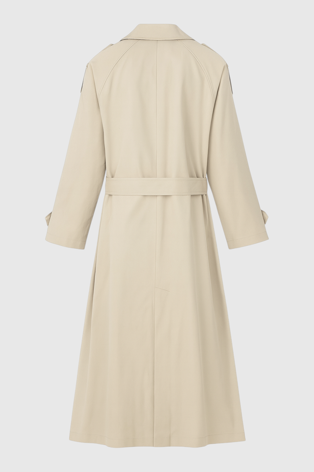 Clara | Khaki Long Sleeve Coat - ginlerie 3