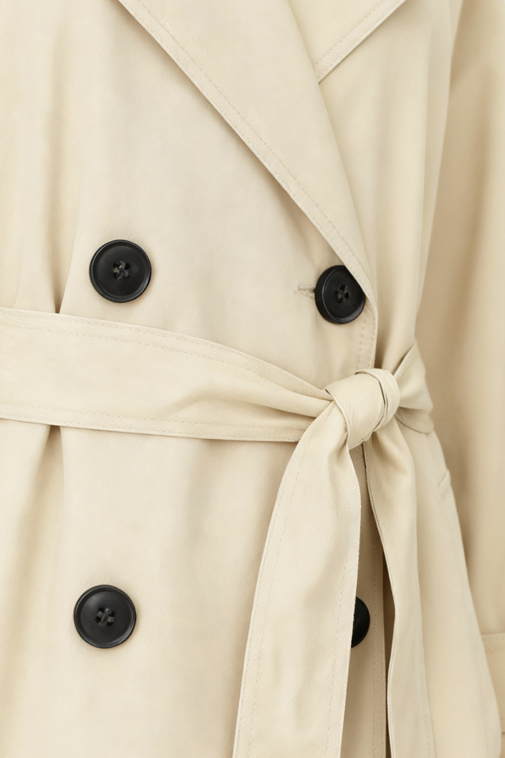 Clara | Khaki Long Sleeve Coat - ginlerie 5