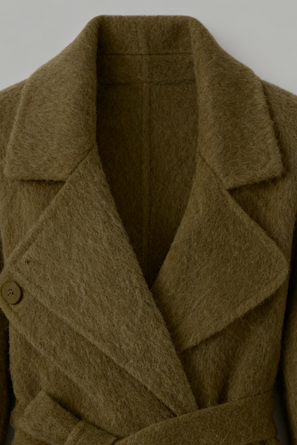 Clara | Khaki Overcoat - ginlerie 4