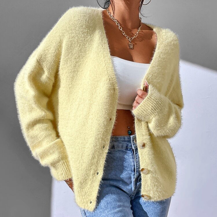 Clara | Luxe Faux Mink Cardigan - ginlerie 2
