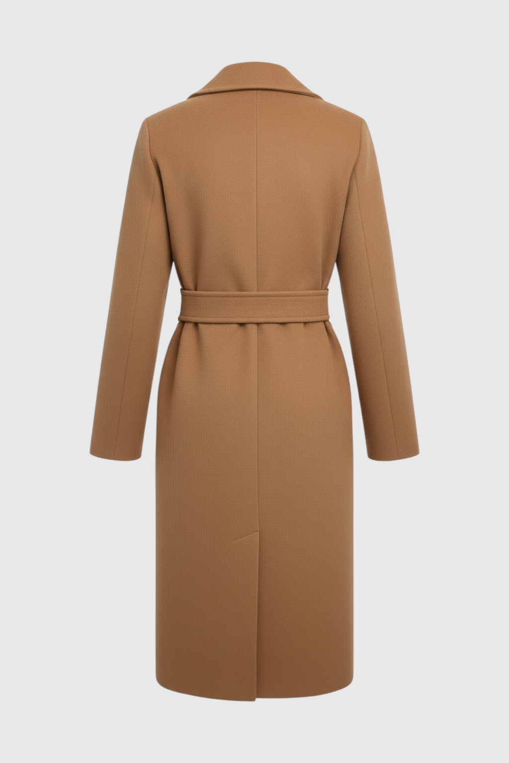 Clara | Mid-Length Brown Coat - ginlerie 3