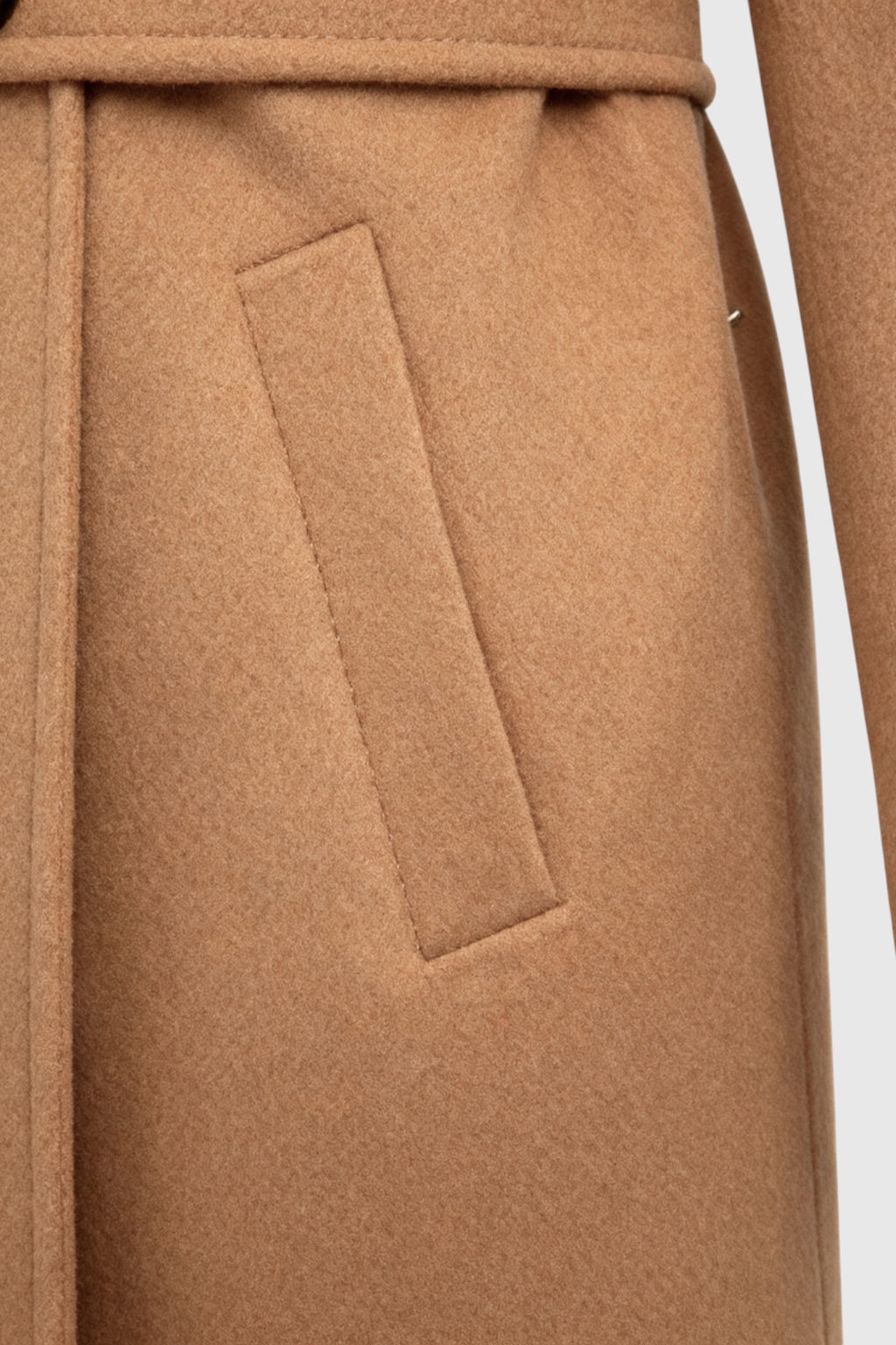 Clara | Mid-Length Brown Coat - ginlerie 5