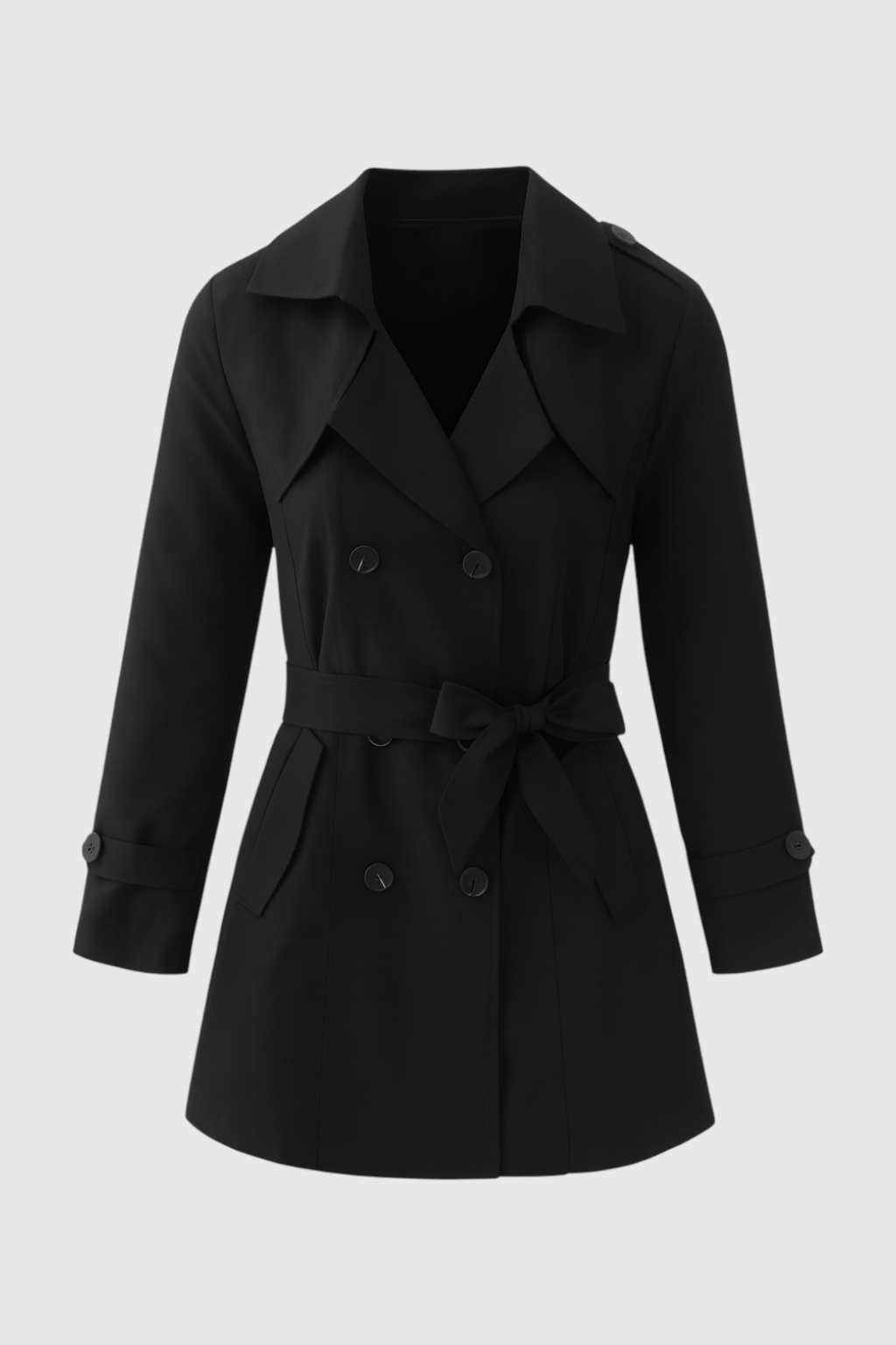 Clara | Mid-Length Trench Coat - ginlerie 0