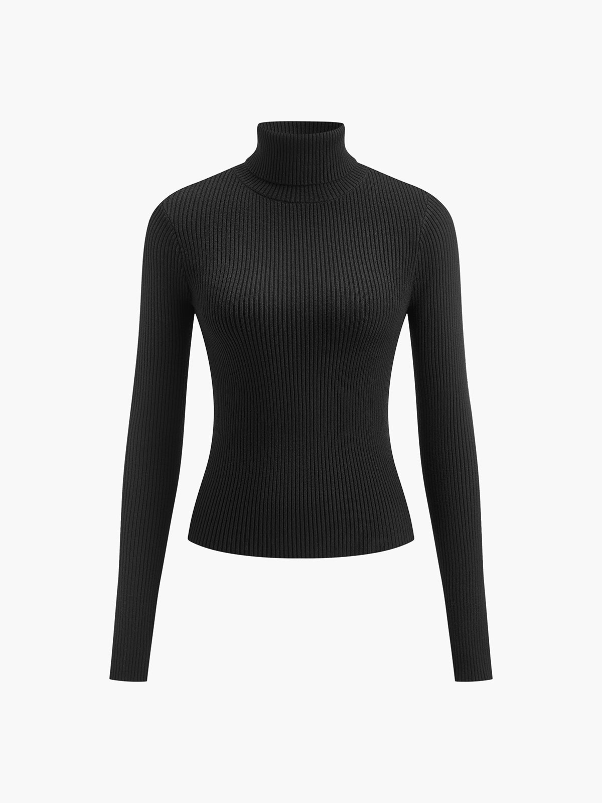 Clara | Minimalist Slim Turtleneck Top - ginlerie 11