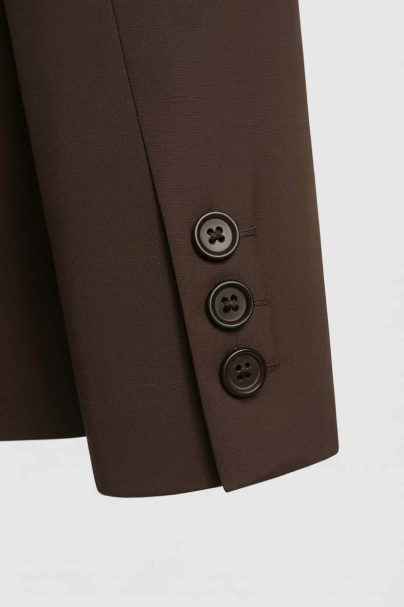 Clara | Tailored Brown Blazer - ginlerie 6