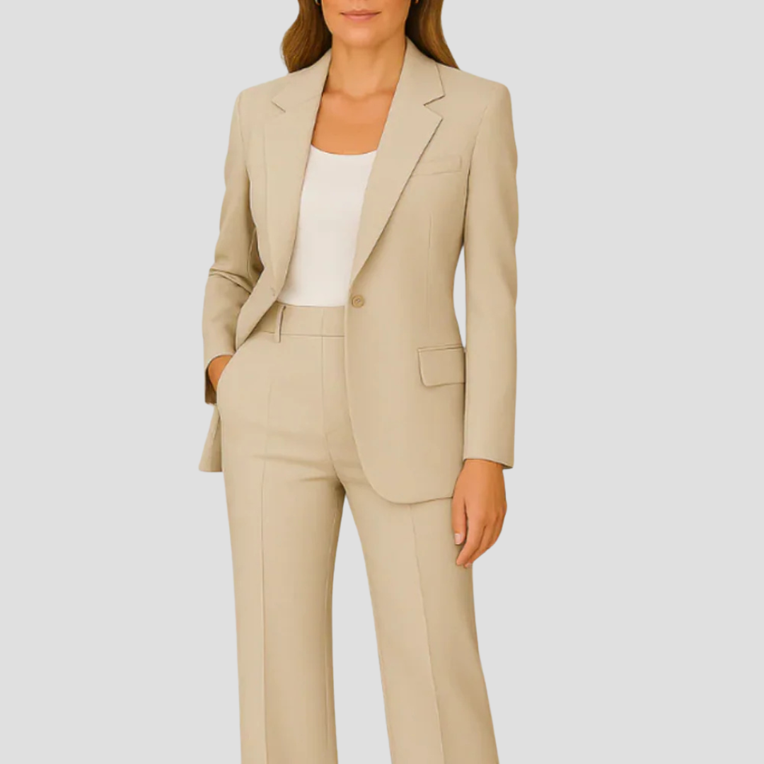 Clara | Tailored Pant Suit for Women - ginlerie 1