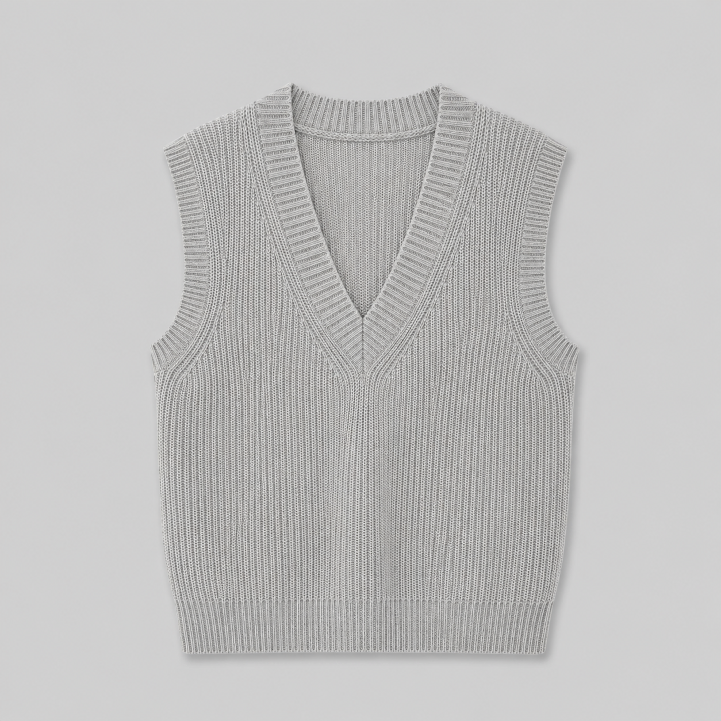 Clara | V-Neck Knit Vest - ginlerie 5