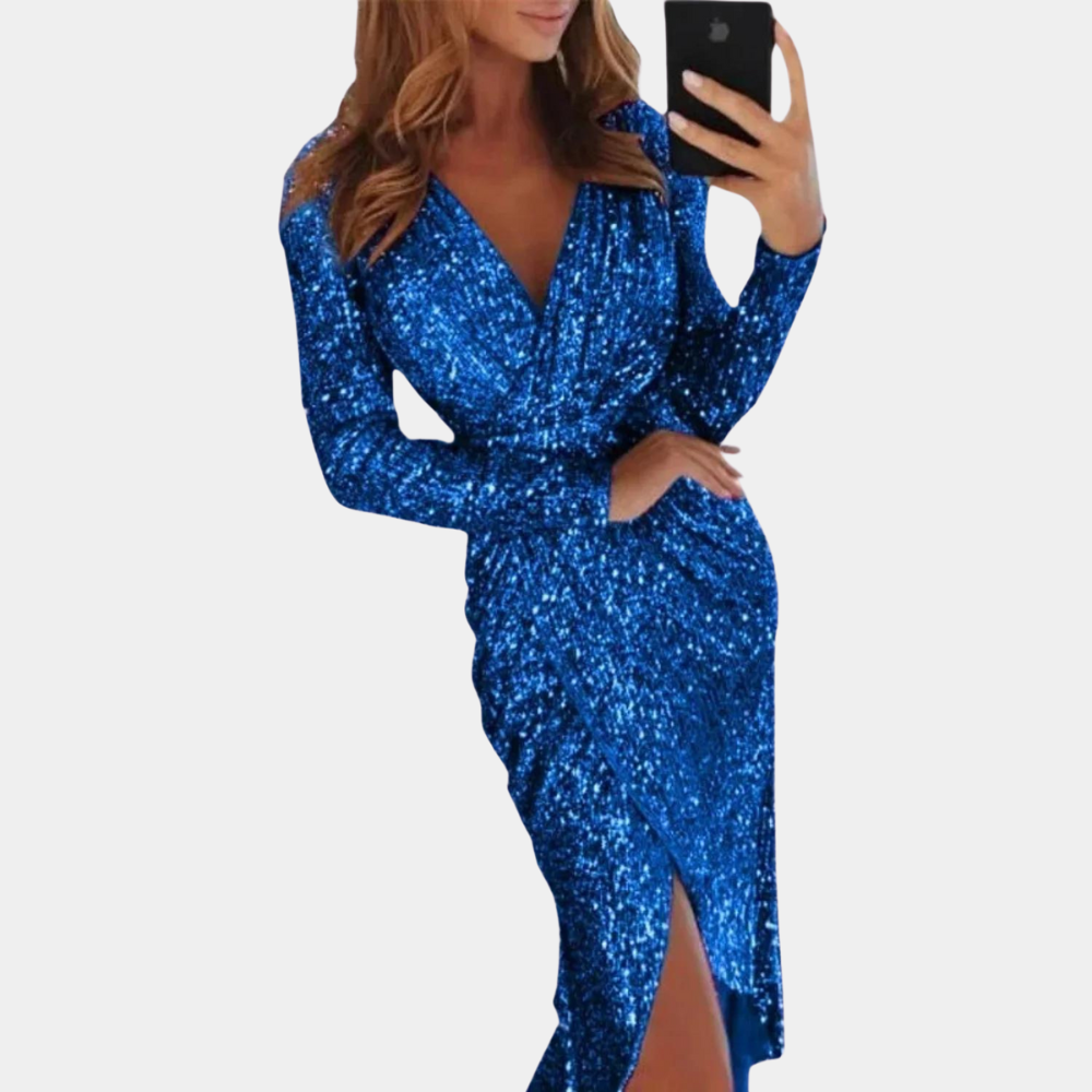 Elara | Sequin Cocktail Dress - ginlerie 5