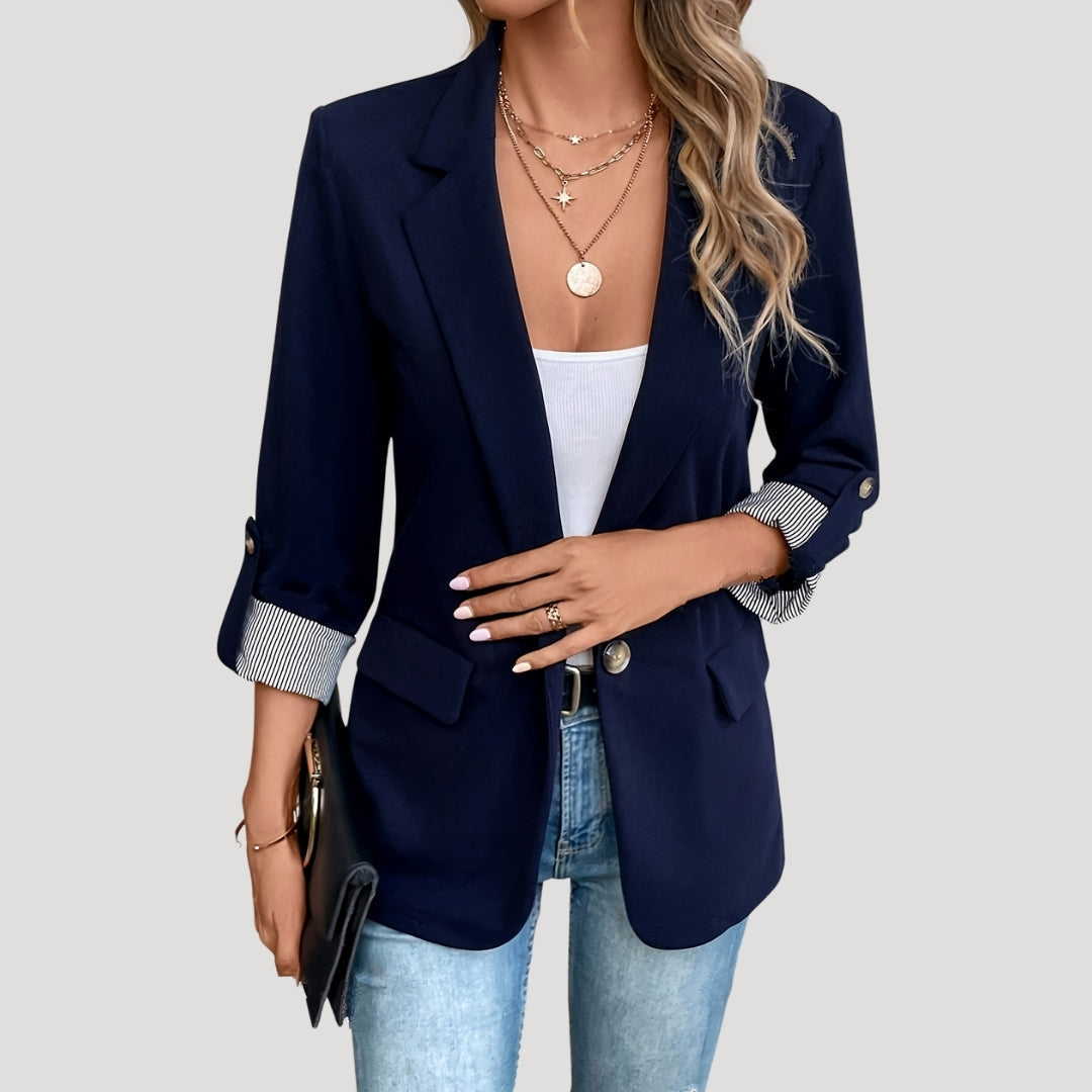 Elena | Black Blazer for Women - ginlerie 0