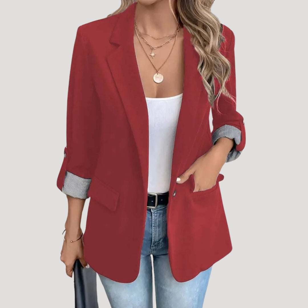 Elena | Black Blazer for Women - ginlerie 2