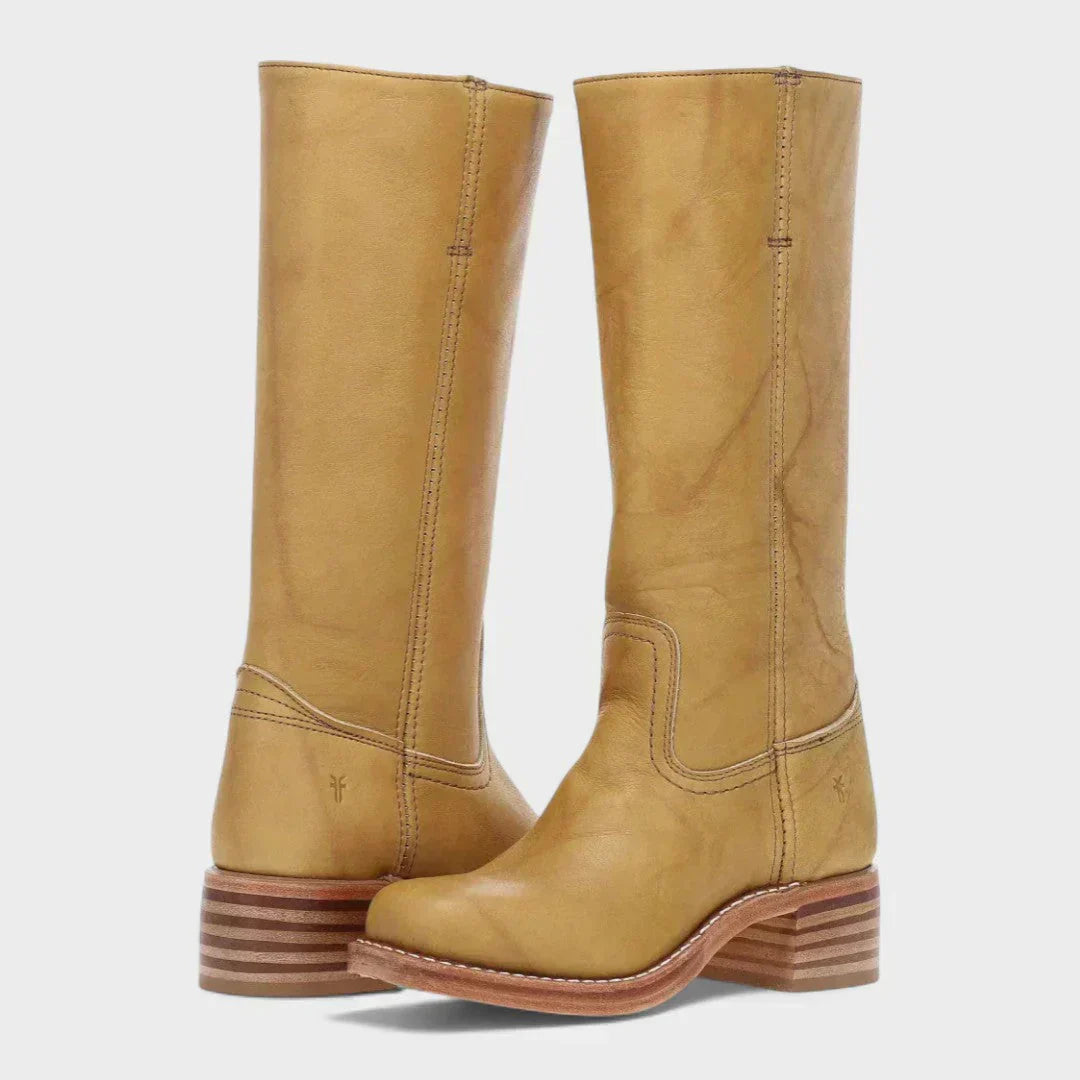 Elena | Black Knee High Boots - ginlerie 4