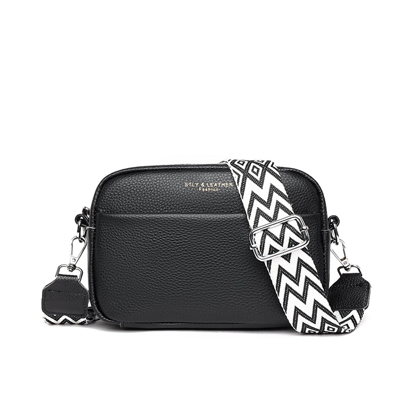 Elena | Black Shoulder Bag - ginlerie 0