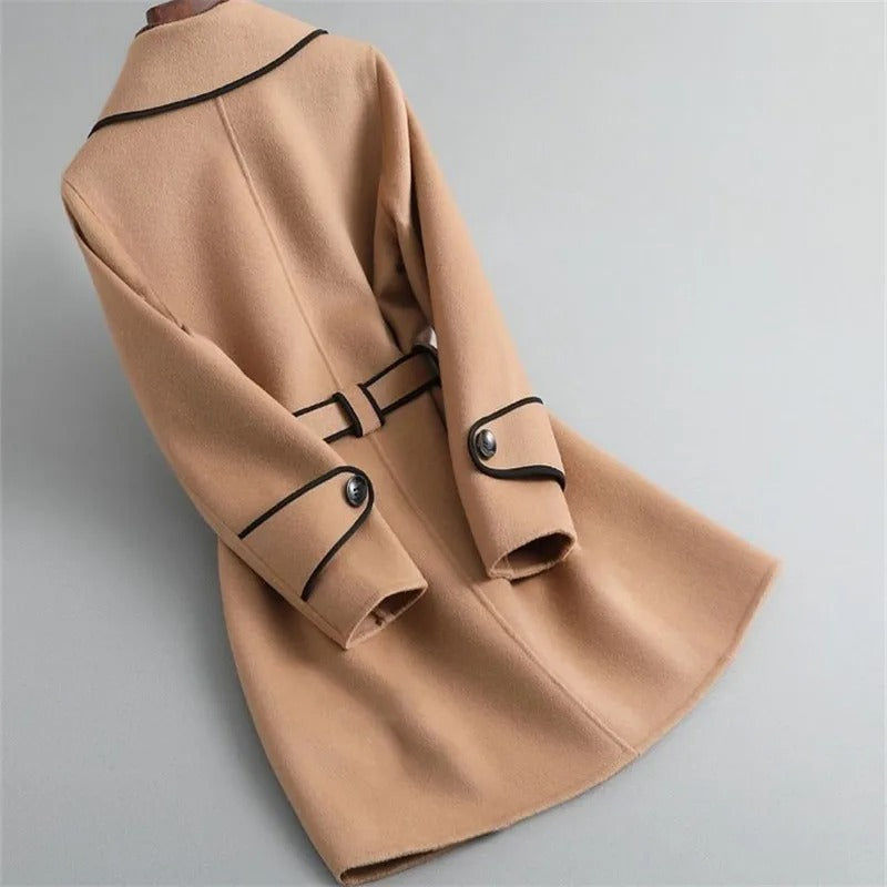 Elena | Black Trench Coat - ginlerie 4