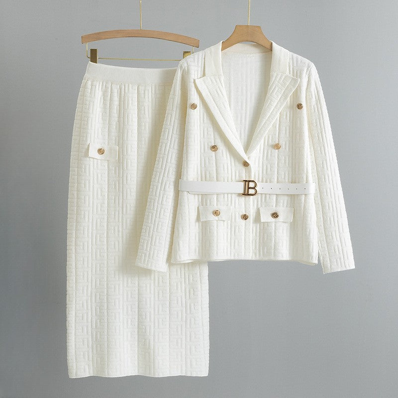 Elena | Blazer and Skirt Set - ginlerie 1