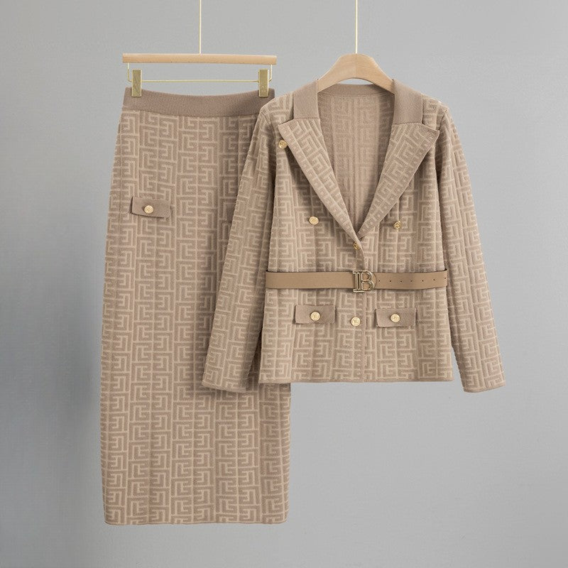 Elena | Blazer and Skirt Set - ginlerie 2