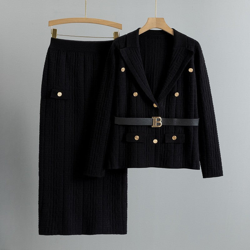 Elena | Blazer and Skirt Set - ginlerie 3