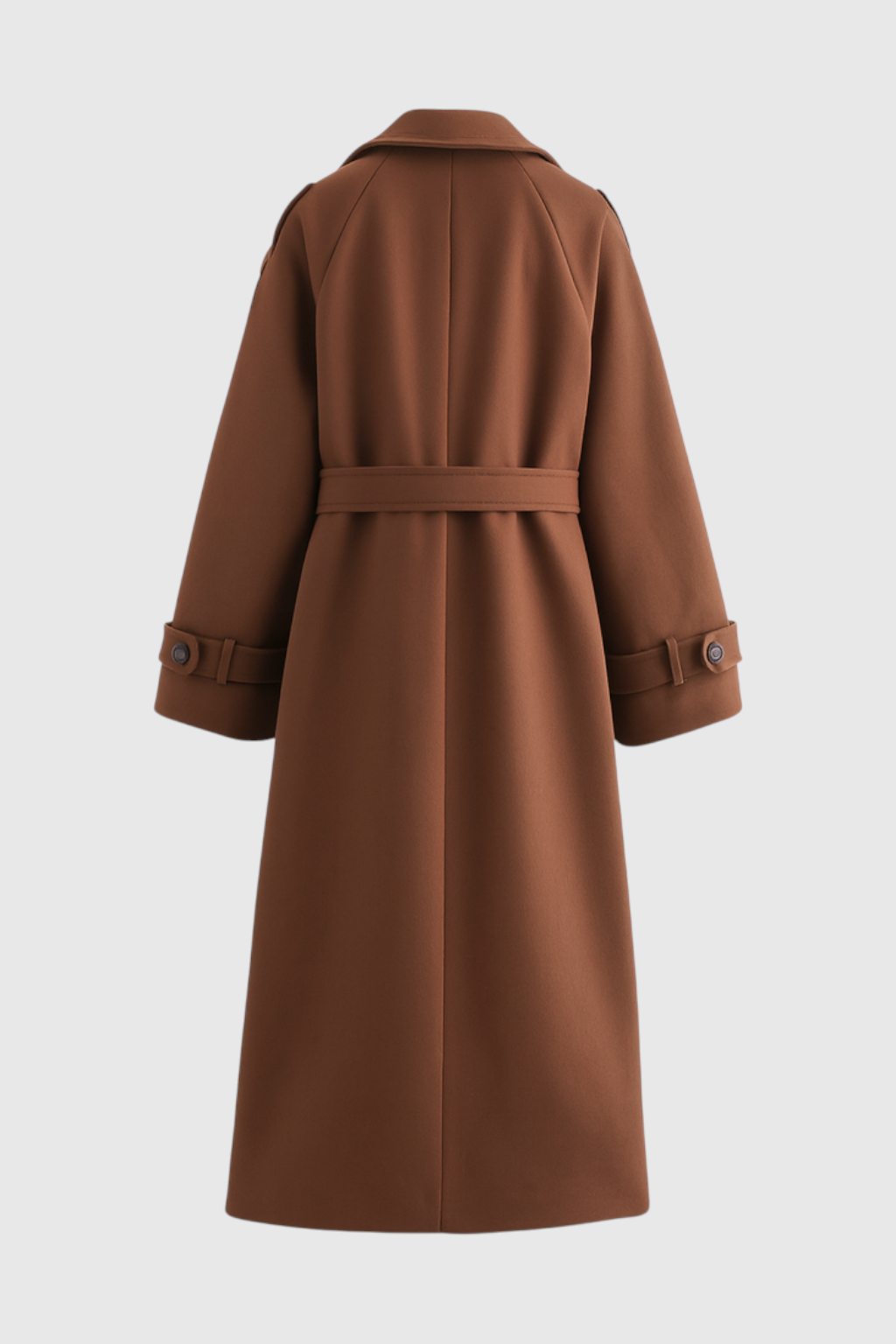 Elena | Chic Brown Winter Coat - ginlerie 3
