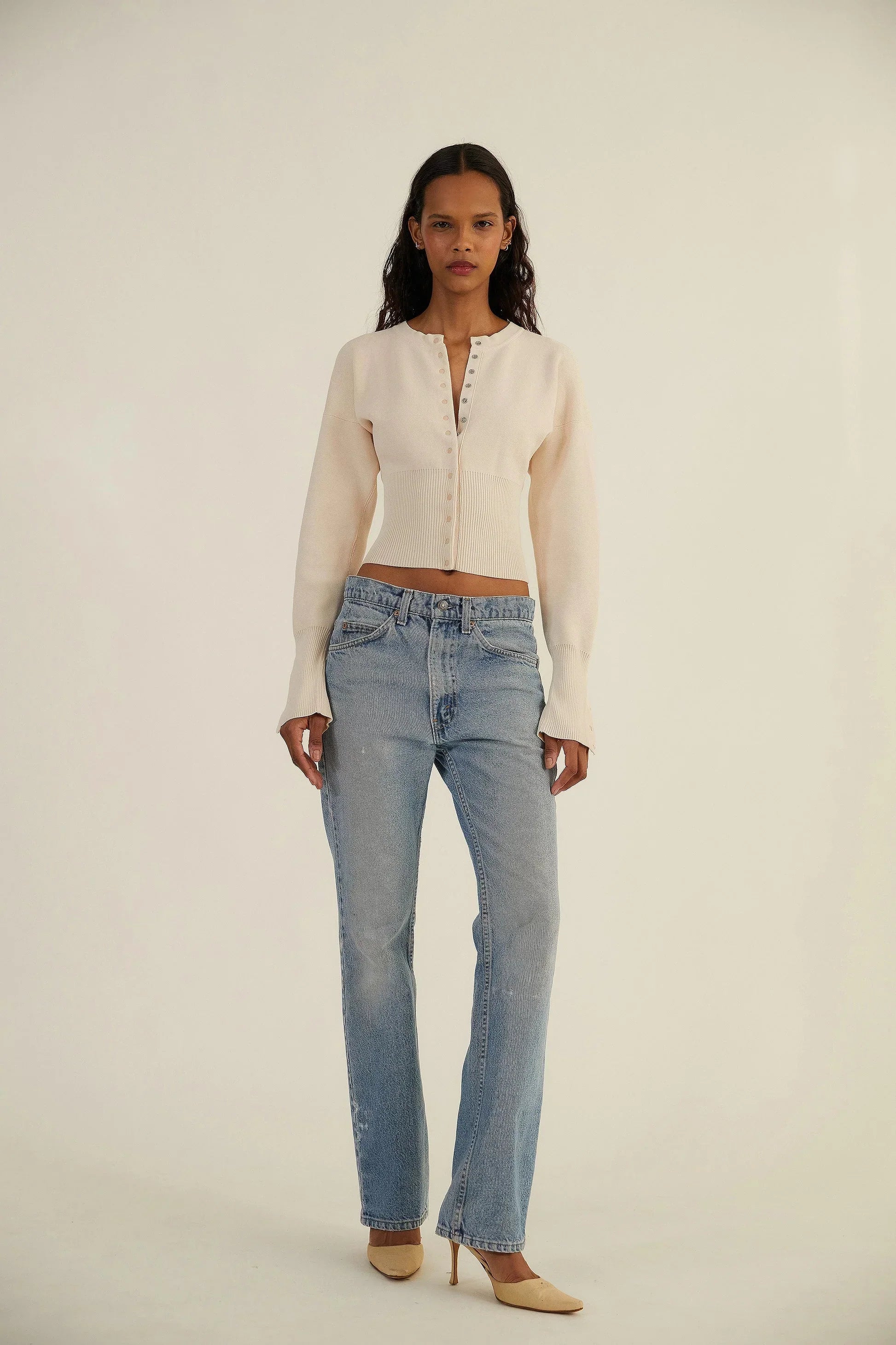 Elena | Cropped Cardigan Sweater - ginlerie 2