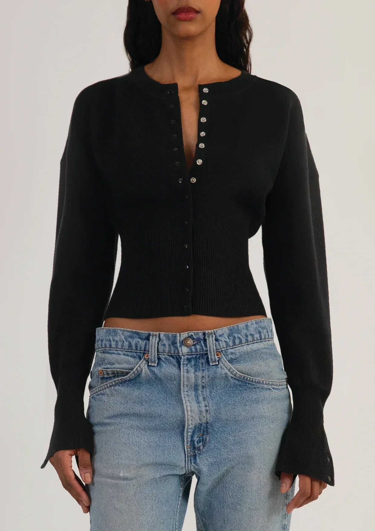 Elena | Cropped Cardigan Sweater - ginlerie 5