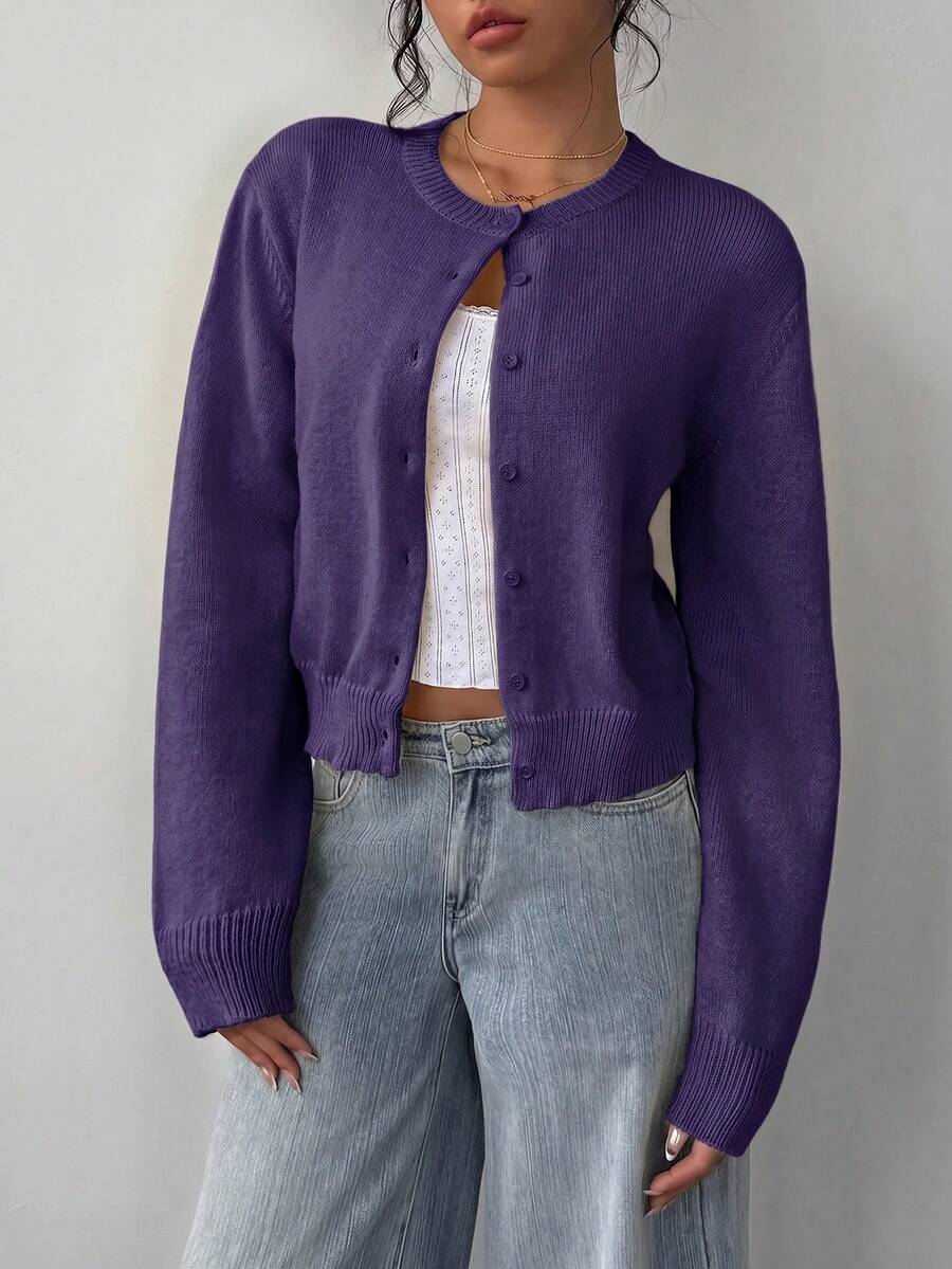 Elena | Cropped Cardigan Sweater - ginlerie 6