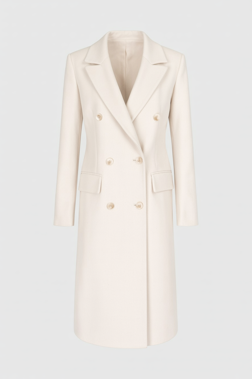 Elena | Double-Breasted Coat - ginlerie 0
