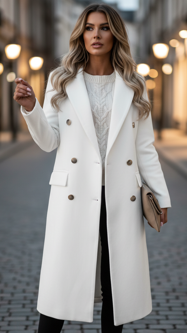 Elena | Double-Breasted Trench Coat - ginlerie 0
