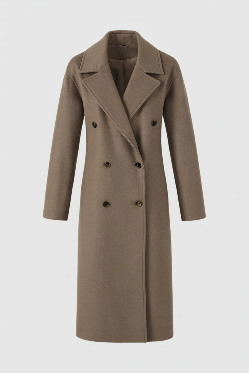 Elena | Double-Breasted Trench Coat - ginlerie 0